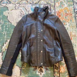 GAP Edition vintage black leather jacket